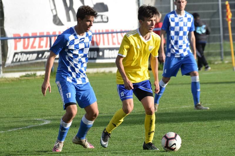 Vimperští fotbalisté vyhráli ve Vodňanech 1:0.