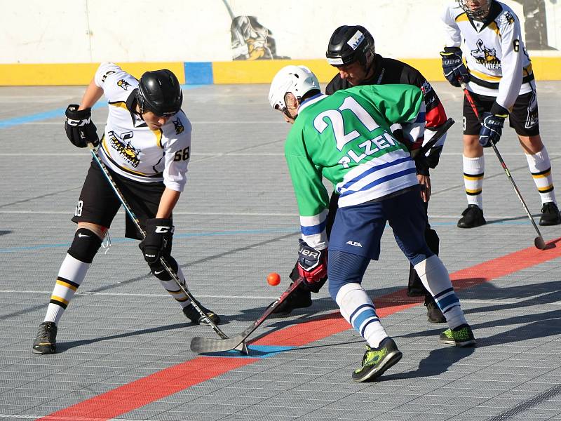 Hokejbalová extraliga juniorů: HBC Prachatice - HBC Plzeň 3:1