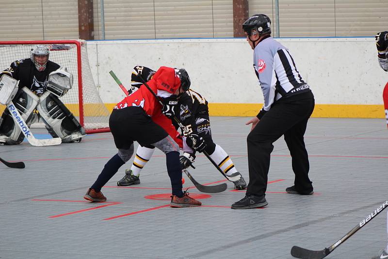 KL hokejbalistů: HBC Prachatice C - Flames Volary 11:1.