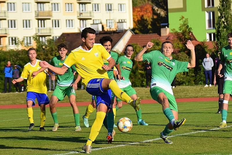 Fotbalová A třída: Vimperk - Roudné 1:0.