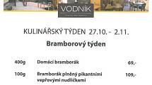 Týdenní nabídka - Restaurace Vodník Vimperk