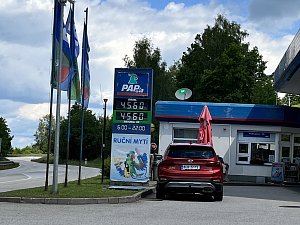 Ceny na Čerpací stanici Benzina v Prachaticích ve středu 1. června.