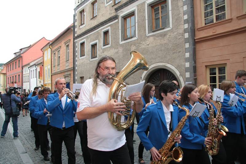 Prachatické gymnázium si připomnělo 150. výročí.