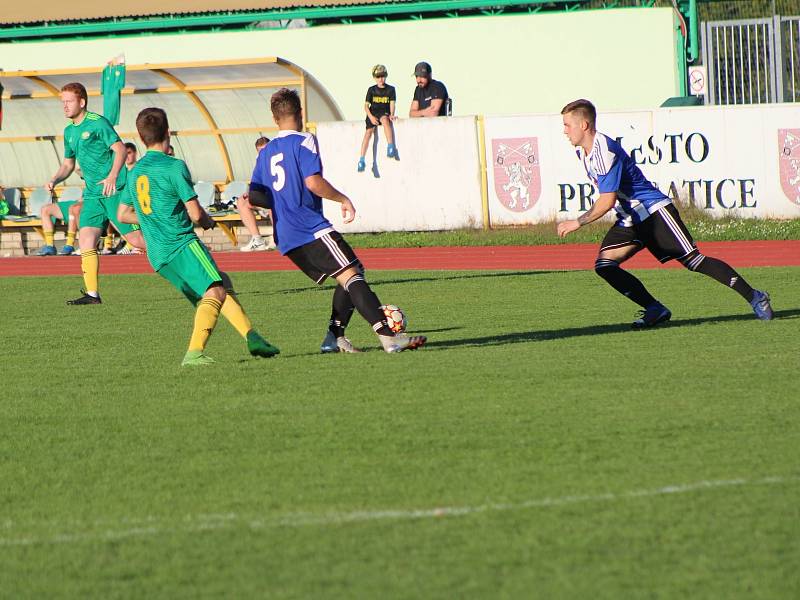 Fotbalový KP: Prachatice - Blatná 2:0.