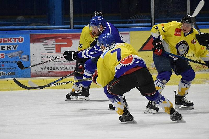 KL ledního hokeje: HC Vimperk - Loko Veselí nad Lužnicí 6:8.