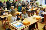 První školní den na ZŠ TGM ve Vimperku.