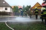 Výbuch v Lenoře zdemoloval obytný dům. Foto: Deník/Stanislav Falář