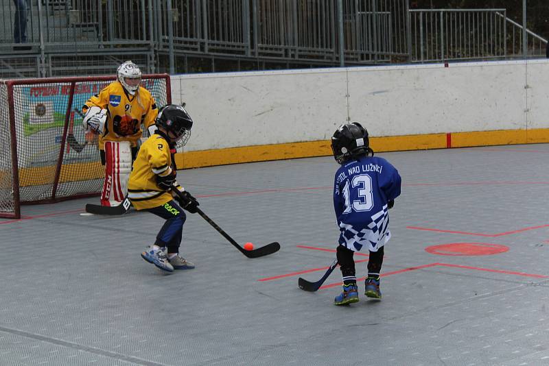 Prachatická Highlanders aréna hostila turnaj mladších a starších přípravek z jihu Čech.