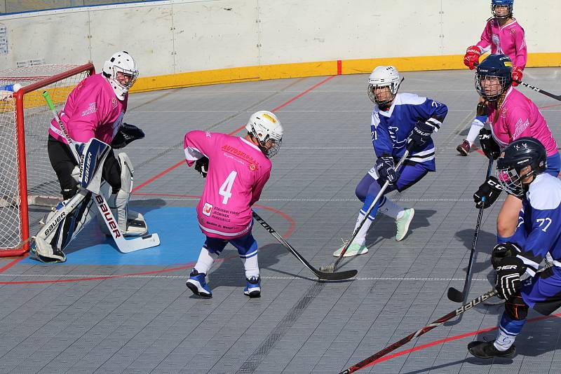 Hokejbalová liga žen - turnaj v Prachaticích.