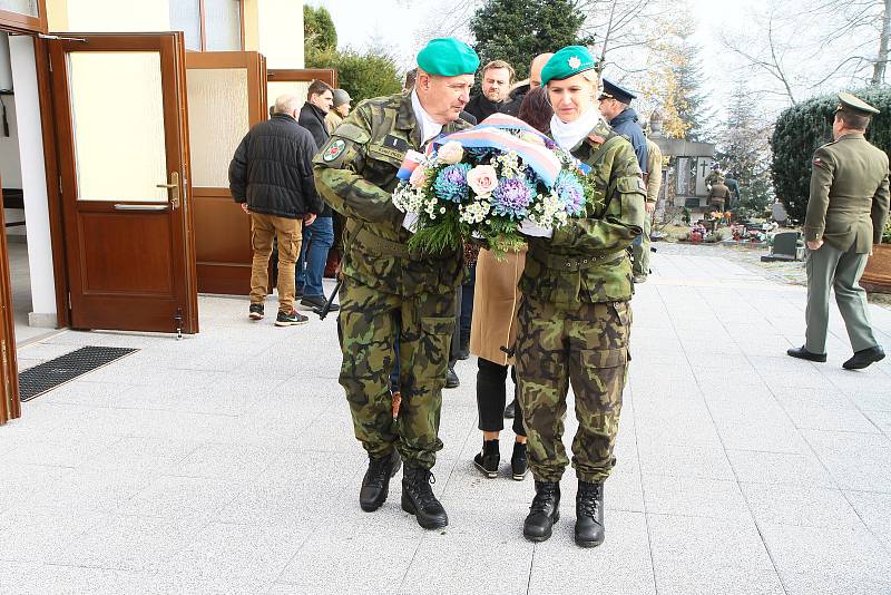 Uctění památky válečných veteránů v Prachaticích.