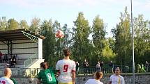 Fotbalová příprava: Lažiště - Junior Strakonice 2:5.