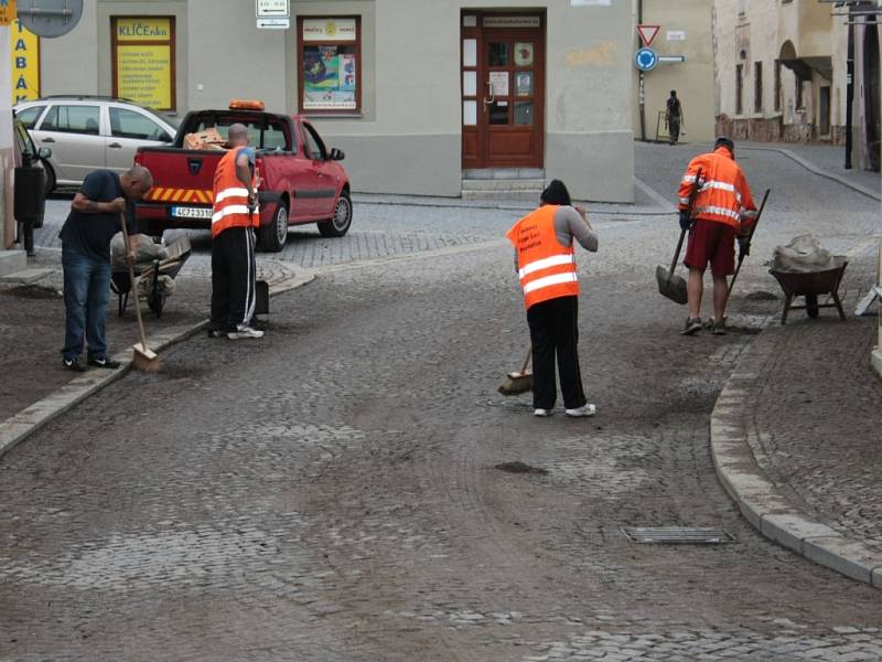 Solní ulice v Prachaticích.