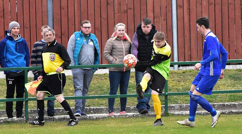 Fotbalová B třída: Osek B - Čkyně 1:4.