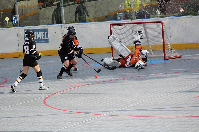 Hokejbalová liga žen - turnaj v Prachaticích.