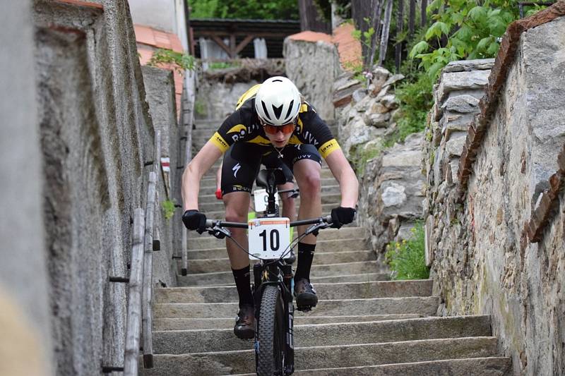 Bikeři si to rozdali při Vimperských schodech. Foto: Zdeněk Formánek