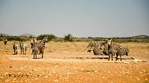 Cíl v Kapském městě má Tadeáš Šima z Prachatic téměř za rohem. Teď jede Namibií.