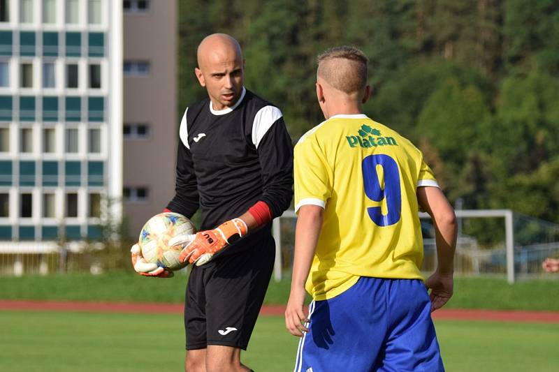 Fotbalová I.A třída: Vimperk - Lhenice 0:0.