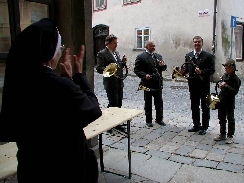 V prachatickém kostela sv. Jakuba se v sobotu uskutečnila Svatohubertská mše.