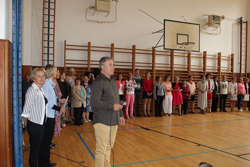 Zahájení školního roku v Základní škole ve Volarech.