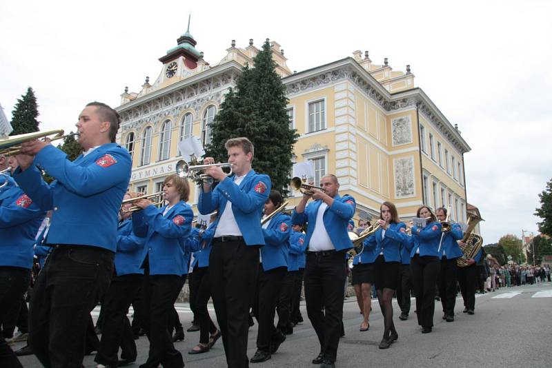 Prachatické gymnázium si připomnělo 150. výročí.