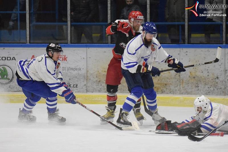 Dohrávka KL hokejistů: HC Vimperk - Pelhřimov 2:5.