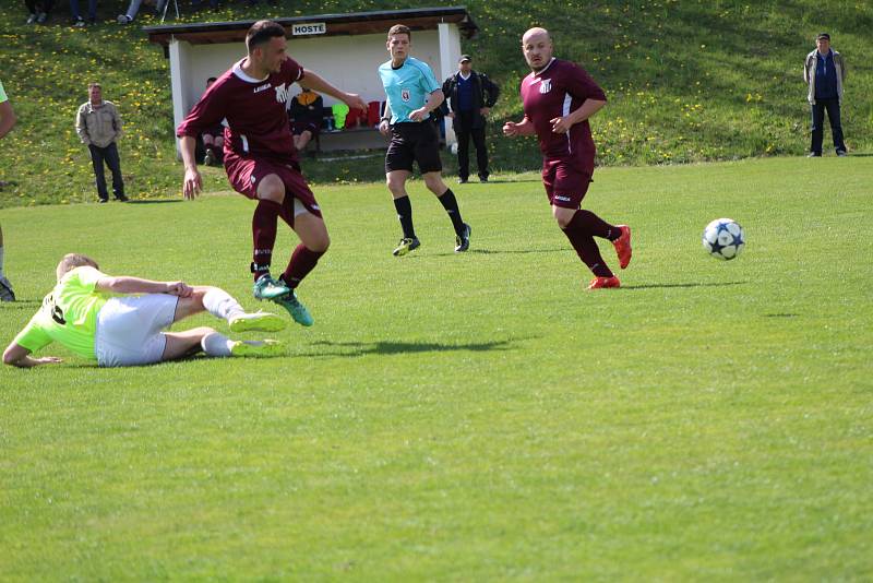 Fotbalová i.B třída: Stachy - Dražejov 1:1.