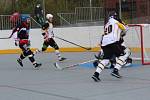 Prachatičtí hokejbalisté v úvodním utkání čtvrtfinále play off II. národní ligy porazili Zliv 5:0.