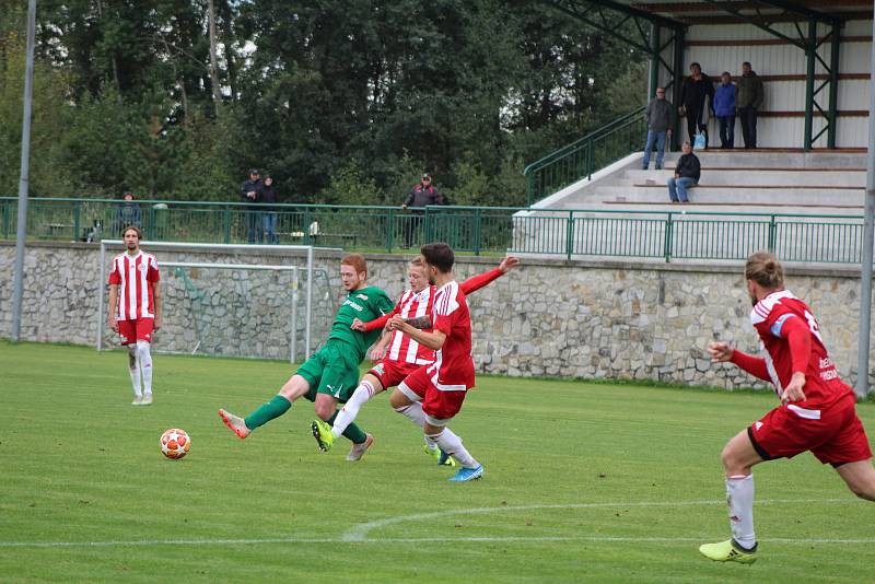 Fotbalový KP: Lažiště - Blatná 6:1.