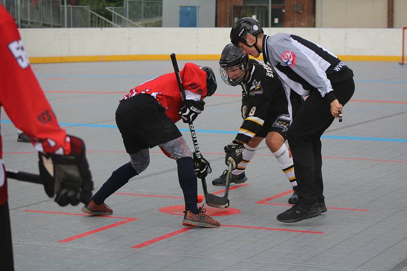 KL hokejbalistů: HBC Prachatice C - Flames Volary 11:1.