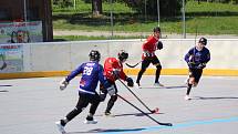 Play off 2. ligy hokejbalistů: Volary - Tábor 0:16.