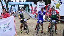 Bikeři zdolávali 21. Šumavský MTB maraton. Foto: Zdeněk Formánek