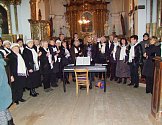 Pěvecký sbor Česká píseň koncertoval v neděli ve Vitějovicích.