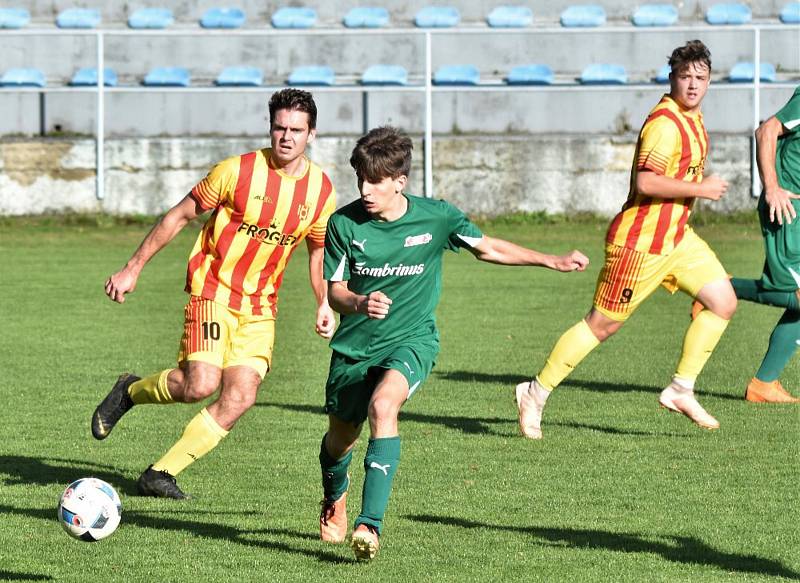 Fotbalový krajský přebor: Strakonice - Lažiště 0:0.