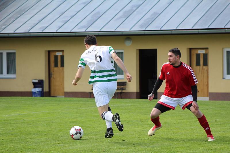 Fotbalová I.B třída: Vacov - Strunkovice 2:3.