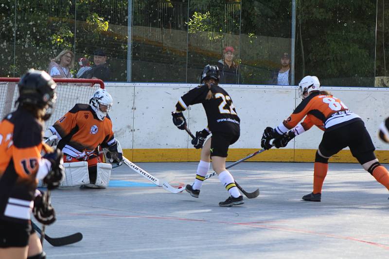 Hokejbalová liga žen - turnaj v Prachaticích.