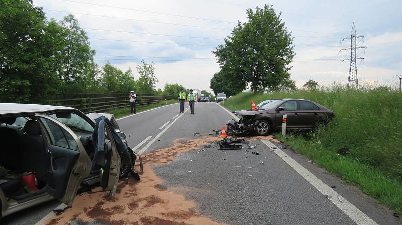 Vážná dopravní nehoda u Libějovic.