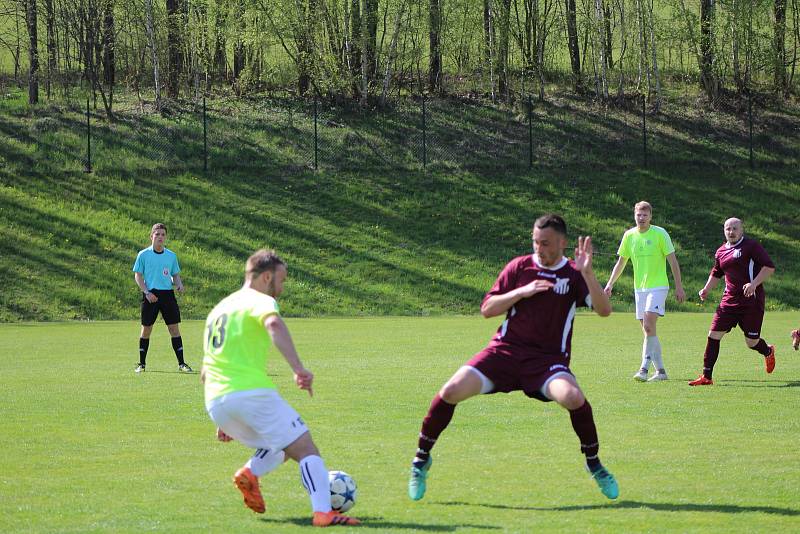 Fotbalová i.B třída: Stachy - Dražejov 1:1.