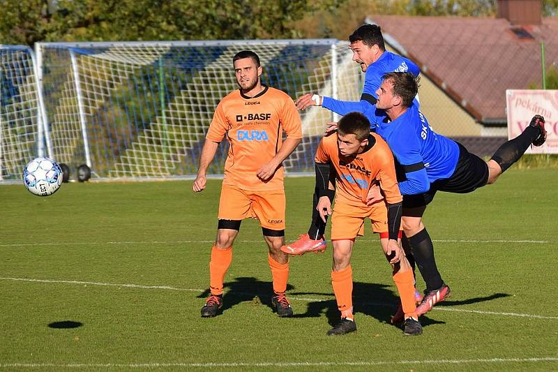 Fotbalová I.B třída: Vacov - Bělčice 0:1.