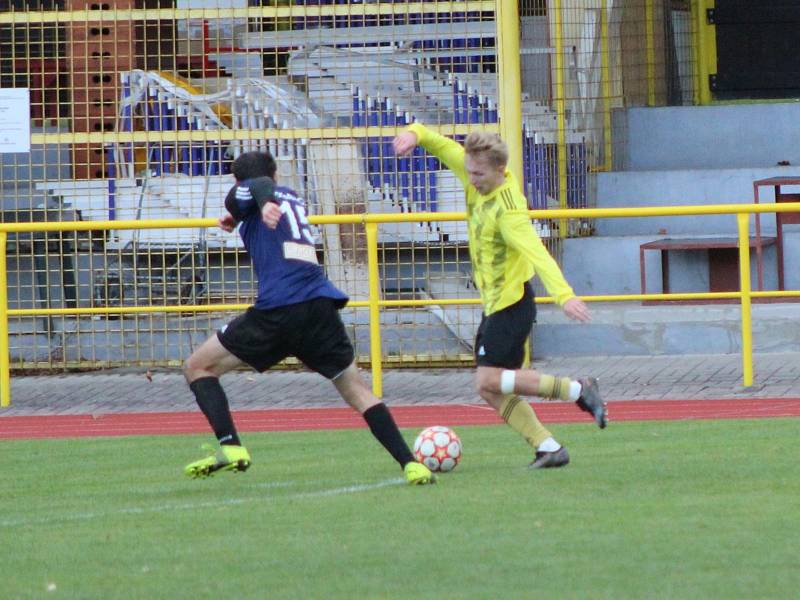 Fotbalový KP: Prachatice - Dražice 1:0.