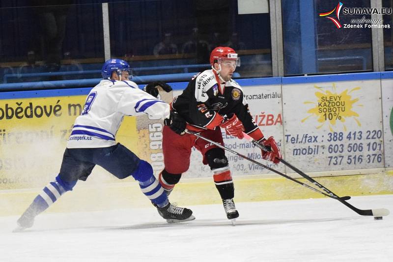 Dohrávka KL hokejistů: HC Vimperk - Pelhřimov 2:5.