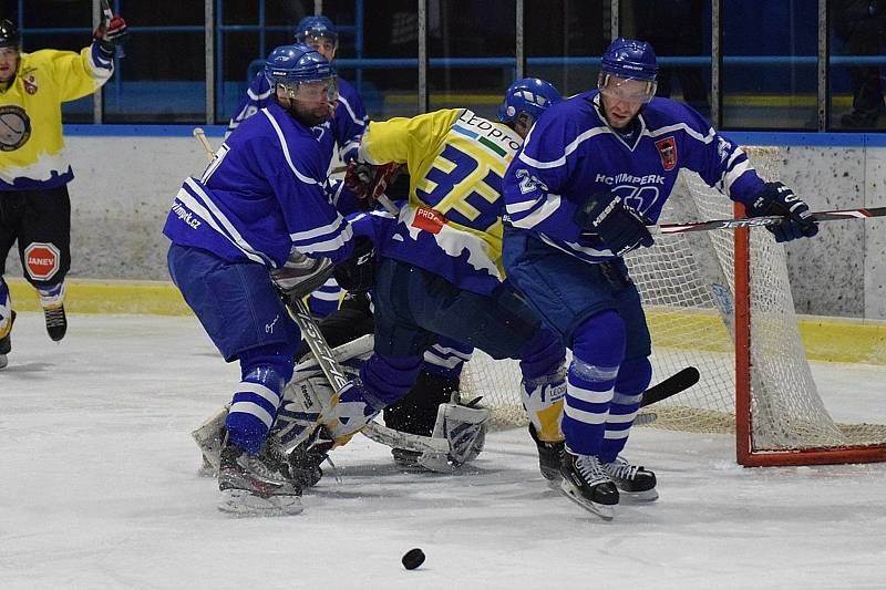 KL ledního hokeje: HC Vimperk - Loko Veselí nad Lužnicí 6:8.