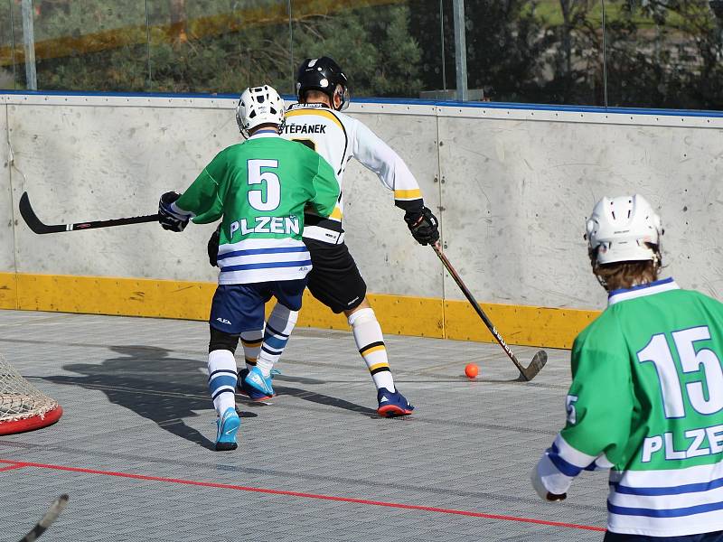 Hokejbalová extraliga juniorů: HBC Prachatice - HBC Plzeň 3:1