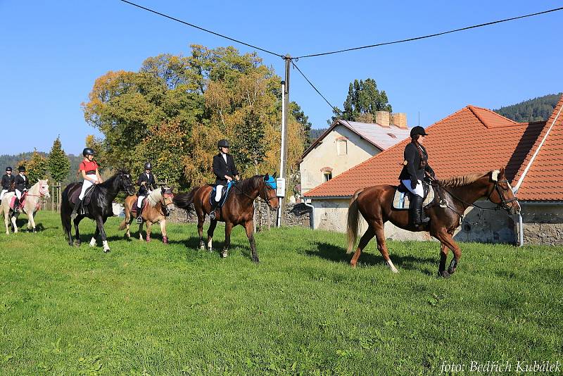 Hubertova jízda v Bohumilicích.