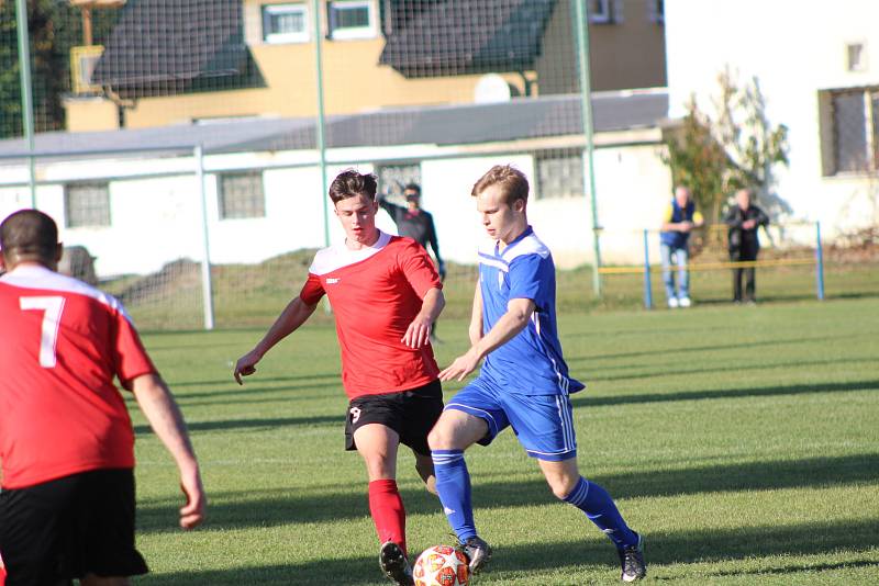 Fotbalová B třída: Čkyně - Husinec 4:1.