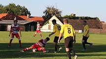 Fotbalová A třída: Lhenice - Olešnice 1:3.