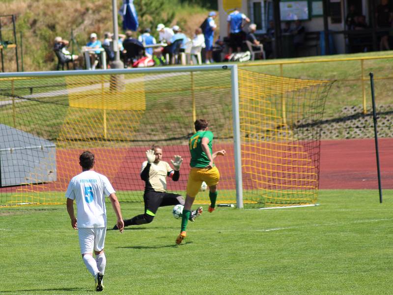 Fotbalisté Prachatic porazili soupeře z Bernartic vysoko 5:1.