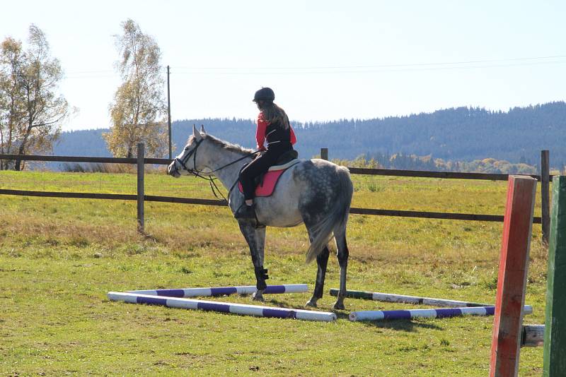 Hubertská jízda v Jelemku.