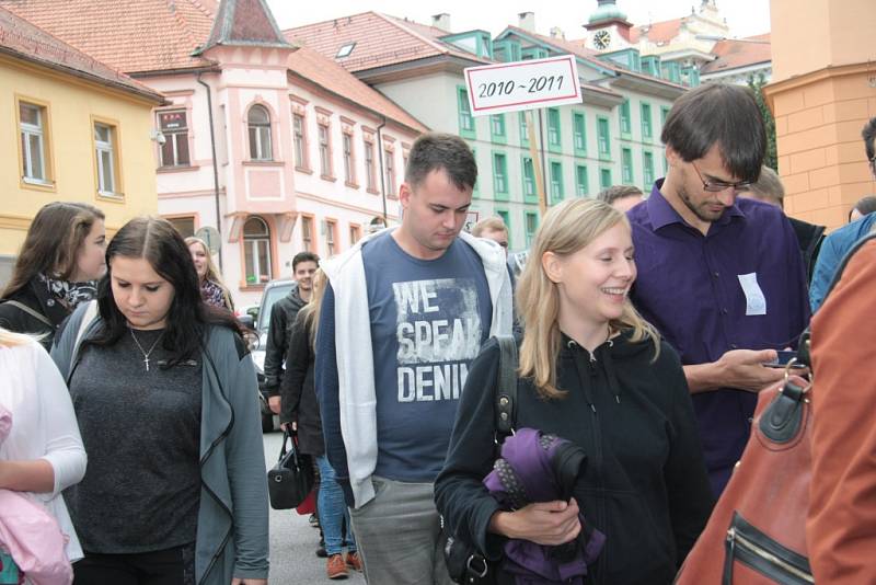 Prachatické gymnázium si připomnělo 150. výročí.