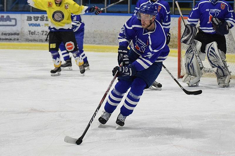 KL ledního hokeje: HC Vimperk - Loko Veselí nad Lužnicí 6:8.