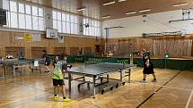 Vimperští stolní tenisté uspořádali krajské bodovací turnaje pro kategorie U11 a U13.